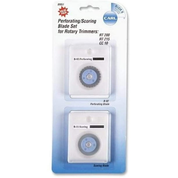 CARL 15051 Bidex perforating/Scoring Blade Set for Personal