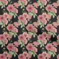 thumbnail image 1 of oneOone Cotton Cambric Black Fabric Florals Sewing Fabric By The Yard Printed Diy Clothing Sewing Supplies 56 Inch Wide, 1 of 4