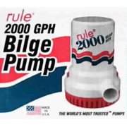 Rule 10 Higher Capacity Bilge Pump - 2000 GPH, 7570 LPH, 12V