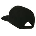 thumbnail image 3 of Large Old English C Embroidered Flat Bill Cap - Black OSFM, 3 of 5