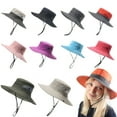 thumbnail image 2 of ROZYARD Drawstring Bucket Hat Sun Hat Fishing Hiking Hat Sunproof Unisex Sunshade, 2 of 17