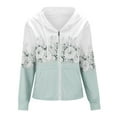 thumbnail image 3 of Clearance!NMMUED Zip Up Hoodie Women, Hooded Jacket Women, Zip Up Jackets for Women, Graphic Hoodies, Spring Jackets for Women 2025, Gray L, 3 of 8