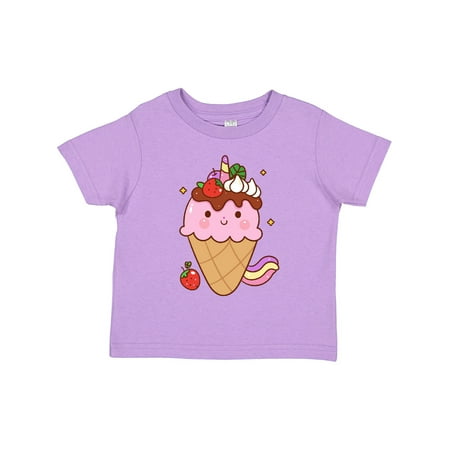 

Inktastic Kawaii Ice Cream Cone Gift Toddler Boy or Toddler Girl T-Shirt