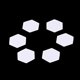 thumbnail image 5 of Hexagon Templates Set of 100 DIY Patchwork Sewing Crafts Supplies Tool, 5 of 5
