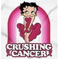 thumbnail image 2 of Betty Boop Crushing Breast Cancer Women Plus Size Hoodie Brisco Brands 2X, 2 of 4
