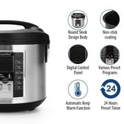 COMFEE Rice Cooker, Slow Cooker, Steamer, Stewpot, Sauté All in One (12 Digital Cooking Programs) Multi Cooker