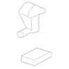 Genuine OE Acura Washer Nozzle - 76810-STX-A10ZC