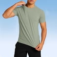 thumbnail image 4 of Jerdar Men’s Muscle Fit Gym T-Shirt, Stretchy Workout Tee with Curved Hem, Athletic Slim Fit Short Sleeve, 4 of 9