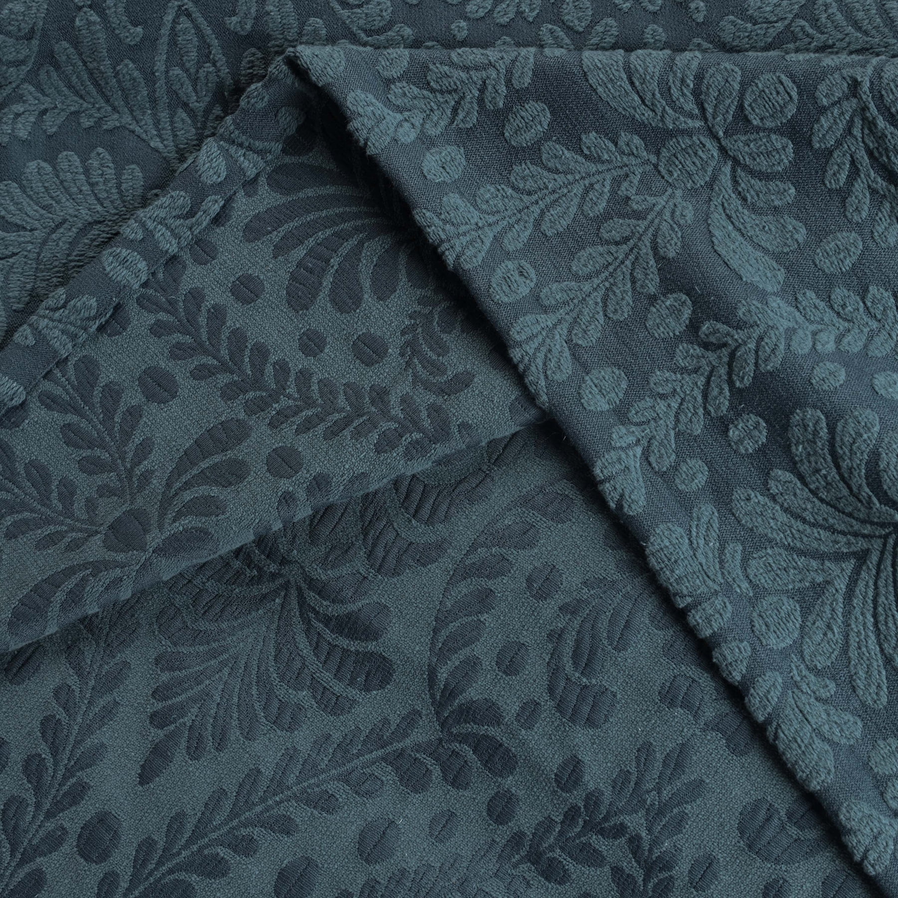 Superior 2 Piece Aspen Cotton Blend Deep Sea Bedspread Set, Twin