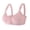 Pink PKL3, variant on YLOMAY Womens Bra Underwear for Women Front Snaps Beautiful Back No Underwire Bras Solid Color Stylish Brassiere Loose Casual Wear Black L