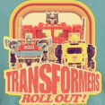 thumbnail image 3 of CafePress - Transformers Retro Roll - Mens Comfort Colors Shirt, 3 of 5