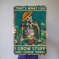 thumbnail image 3 of Placa Metal Vintage para Niña Pintura Hierro Rectangular Arte Pared Del 30x40cm, 3 of 9