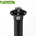 thumbnail image 6 of Unique Bargains Bike Suspension Seatpost 31.6x400mm Saddle Post Seats Matte Black Carbon Fiber, 6 of 8