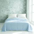 thumbnail image 2 of Kelnaro Throw 50"x60" Cooling Comforter, Ultra Soft Lightweight Ice Breathable Summer Blanket, Aqua Blue, 2 of 6