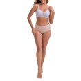 thumbnail image 2 of INSPIRE CHIC Women's Adjustable Buckled Straps Postpartum Nursing Bra V-Neck Mesh Splicing Lightweight Wireless Bras XXL Light Purple, 2 of 5