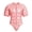 Pink, variant on Men Water Resistant Padded Bodysuit Zipper Front Round Neck Short Sleeve Leotard Bodysuit for Outdoor Sports Casual Silver XXL