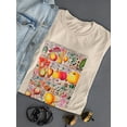 thumbnail image 3 of Fruit Chart. T-Shirt Women -Vision Studio Designs, Female Small, 3 of 4