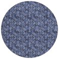 thumbnail image 2 of Addison Rugs Chantille Indoor/Outdoor Transitional Floral Navy Washable Round Rug, 8' x 8', 2 of 6