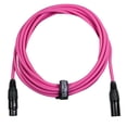 thumbnail image 3 of (2) Clutch 10' Pink Sure-Fit XLR Female to XLR Male Microphone / Speaker Cables Package, 3 of 7