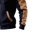 thumbnail image 4 of Ceisia Men's Regular-Fit Hooded Full-Zip Color-Blocked Quilted Hoodie Multi-Style Gift, 4 of 7