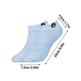 thumbnail image 4 of 10 Pares De Calcetines Cortos De Mujer Con Dibujo De Oso colores, 4 of 5