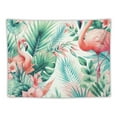 thumbnail image 5 of GOSMITH Flamingo Pink Bird Palm Tree Banana Leaves Tropical Plant Decorations for Dorm Painting, 5 of 6