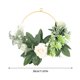 thumbnail image 4 of Corona decorativa para exteriores con rosas colgantes y suculentas, corona para puerta principal, pared o ventana, decoración para bodas y fiestas, 4 of 8