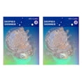 thumbnail image 1 of 90 pegatinas holográficas, pegatinas de resina transparente iridiscente brillante con purpurina para álbumes de recortes, diarios basura, botellas de agua, manualidades de papel, 1 of 6