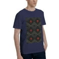 thumbnail image 2 of Bingfone Red Poker Men'S Loose Fit Short-Sleeve Pocket T-Shirt, 2 of 7