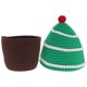 thumbnail image 1 of unbranded Cesta Portátil Tejida De Verde Con Textura Especial Para Y Organización, 1 of 6