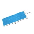 thumbnail image 4 of NICEXMAS Nicexmas Coral Fleece Mop Pads Reusable for Smooth Hard Floors 2Pcs, 4 of 6