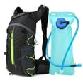 thumbnail image 1 of Foldable Cycling Backpack Lightweight Outdoor Sports Bike Riding Hydration Pack Backpack with 2L Water Bladder, 1 of 7
