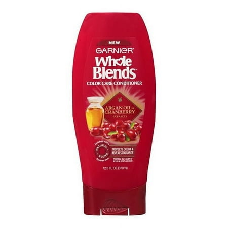 Garnier Whole Blends Color Care Conditioner, Argan Oil & Cranberry, 12.5 fl oz