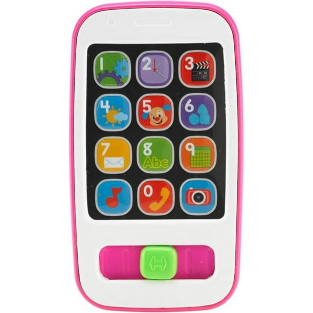 Celular de Juguete Fisher Price Rie y Aprende Smartphone de Aprendizaje Rosa