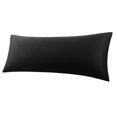 thumbnail image 1 of PiccoCasa 100% Cotton Body Pillowcases Soft Envelope Closure Black 20"x48", 1 of 7