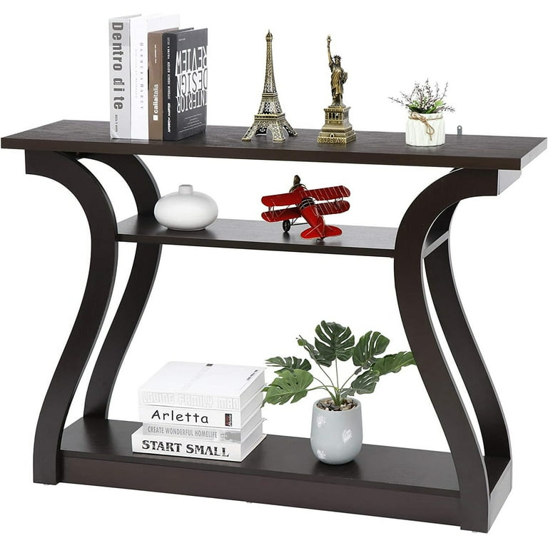 Small curved on sale console table