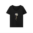 thumbnail image 1 of Camiseta para mujer con cuello redondo, camiseta básica para mujer para uso diario, regalo de viaje para mujer M, 1 of 7