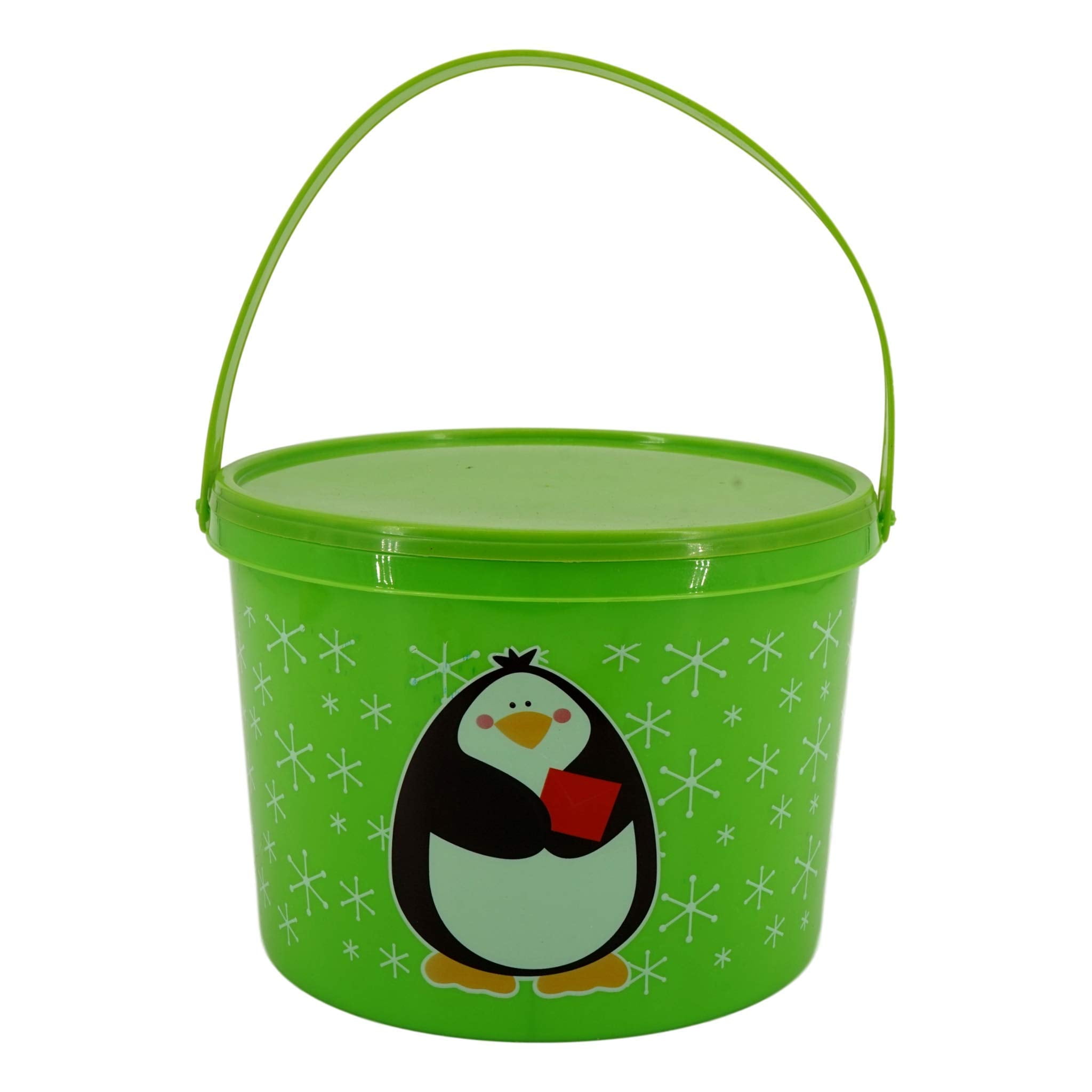 Jacor Ja'Cor Christmas Plastic Buckets with Handles, Rectangular