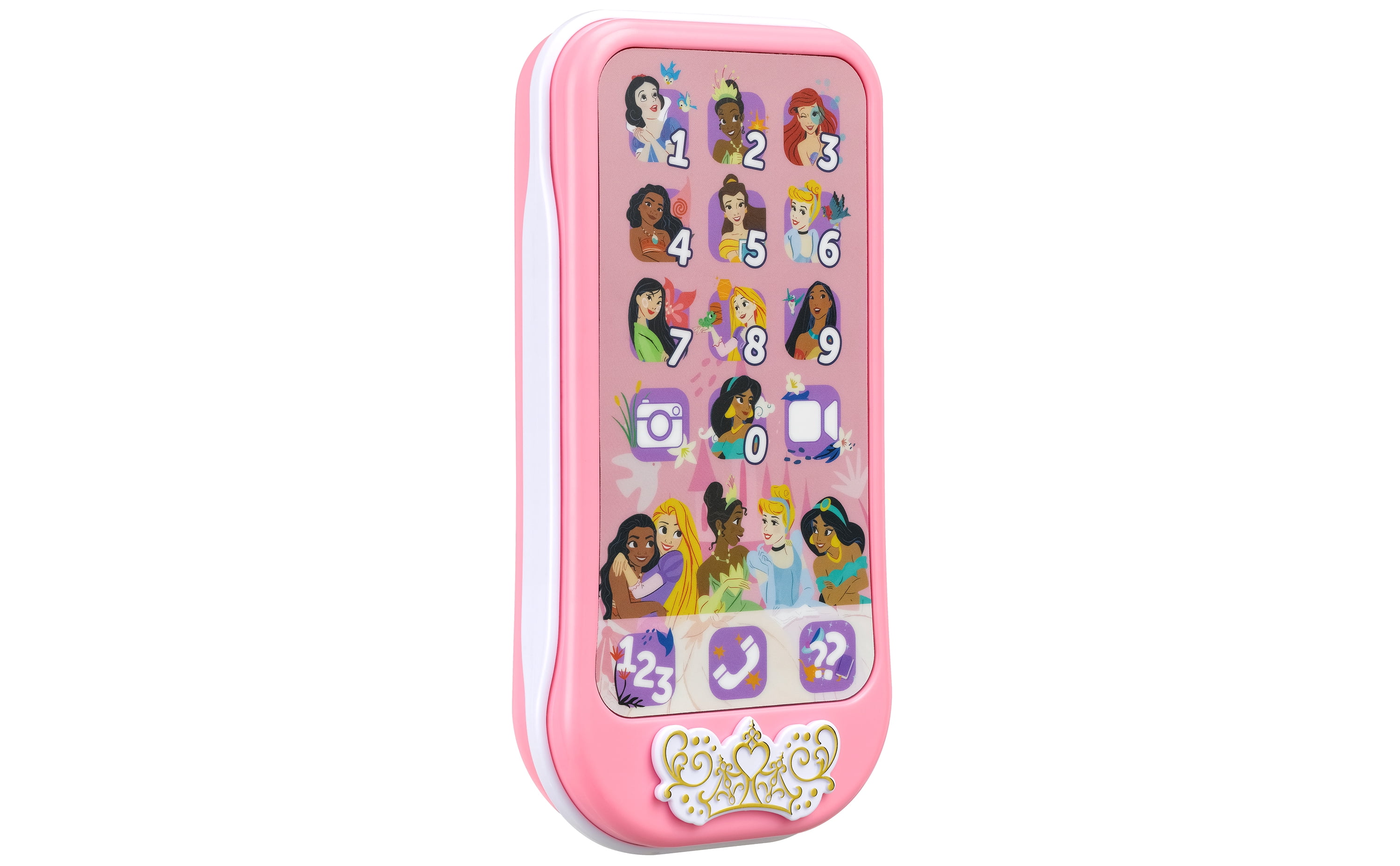 Disney Princess Bluetooth Microphone with Lights that Flash to The Music, Toy Phone