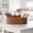 Dark Brown, variant on PE Rattan Woven Storage Basket with Handles, Divided Portable Basket for Home, Bathroom, Farm Harvest, Camping – Lightweight