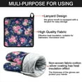 thumbnail image 7 of Pioneer Flower Kitchen Oven Mitt and Pot Holder Sets 4 Pcs for Baking, Cooking and Grilling, Heat Resistant Up To 392 °F, 7 of 7