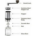 thumbnail image 2 of Molinillo de café Manual portátil, molinillo de café con rebabas de cerámica, 6 ajustes ajustables, 2 of 5
