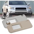 thumbnail image 3 of Applicable to Compatible For Toyota RAV4 2004 2005 74320-42420-B0 Grey Beige Sun Visor Left Driver Side Shade Sunvisor Sunshield Sunshade Auto Interior(Beige Left), 3 of 6