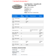 thumbnail image 2 of Front Brake Rotor - Compatible with 1990 - 2005 Honda Civic 1991 1992 1993 1994 1995 1996 1997 1998 1999 2000 2001 2002 2003 2004, 2 of 2