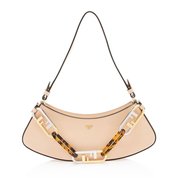 Pre-Owned Fendi Leather O'Lock Swing Shoulder Bag