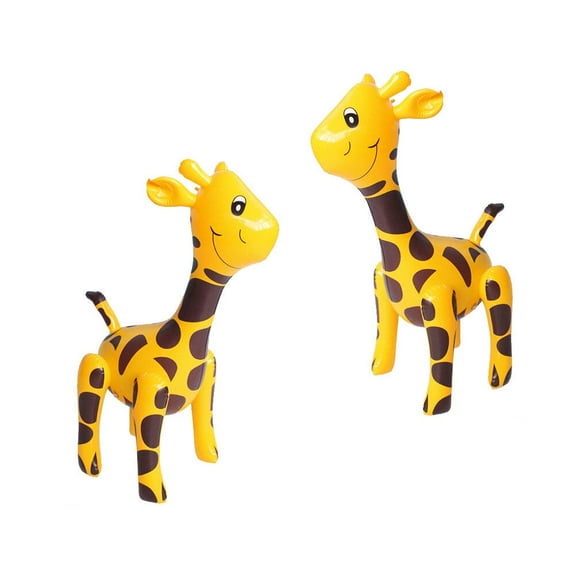 PBPBOX 2pcs PVC Giraffe Balloons Decorative Balloons For Party Decorations Inflatable For Kids