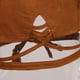thumbnail image 3 of Mangas De Del Vendaje Del Boho Del Boho Del Mismo-lazo Del Cuello Alto De Las Mujeres marrón Macarena Blusa sin mangas, 3 of 8