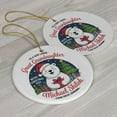 thumbnail image 3 of Custom Name Text To A Very Loved Great Granddaughter Christmas Tree Ornament 2025 - Polar Bear Xmas Gift From Grandparents, Circle Christmas Ornament, Hanging Christmas Ornament, 3 of 5
