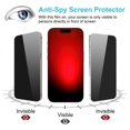 thumbnail image 4 of Protector de pantalla PEHAEL para iPhone 15 Pro Max de 6.7" con privacidad, 4 of 9