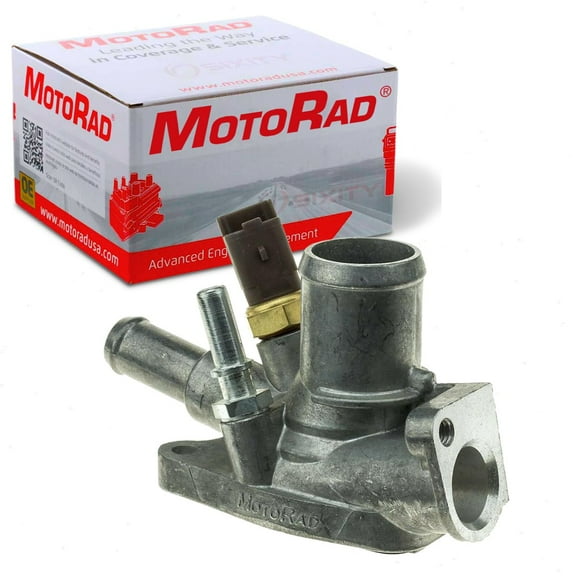 MotoRad Coolant Thermostat Housing Assembly compatible with Fiat 500 2012-2017